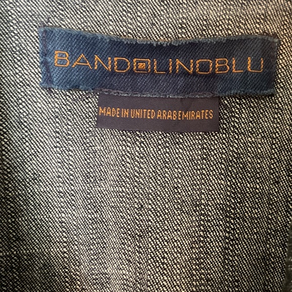 Ladies BANDOLINOBLU Jean Jacket Size Large - Picture 4 of 5